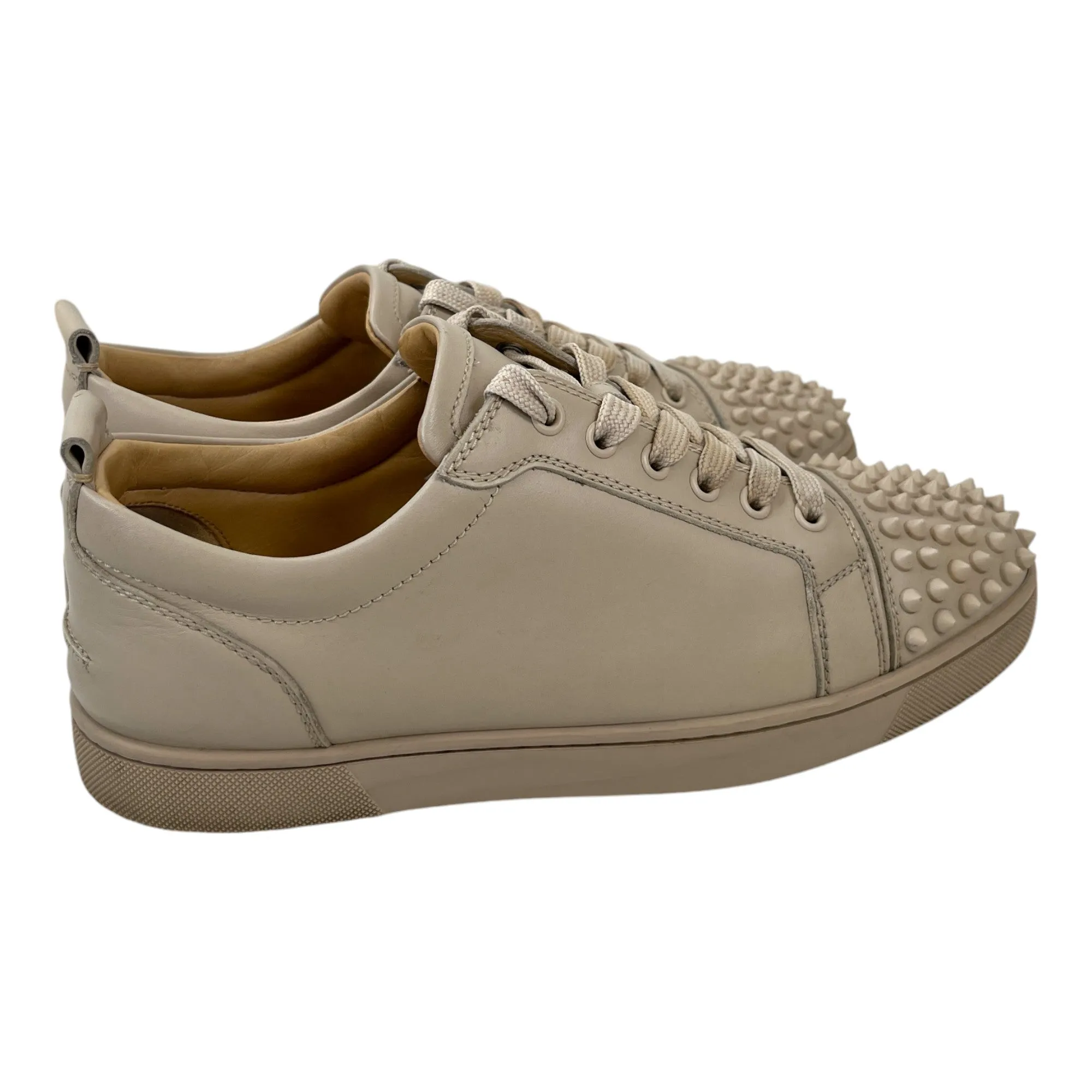 Men's Junior Spikes Low Trainers Beige Size EU 40.5 / UK 6.5