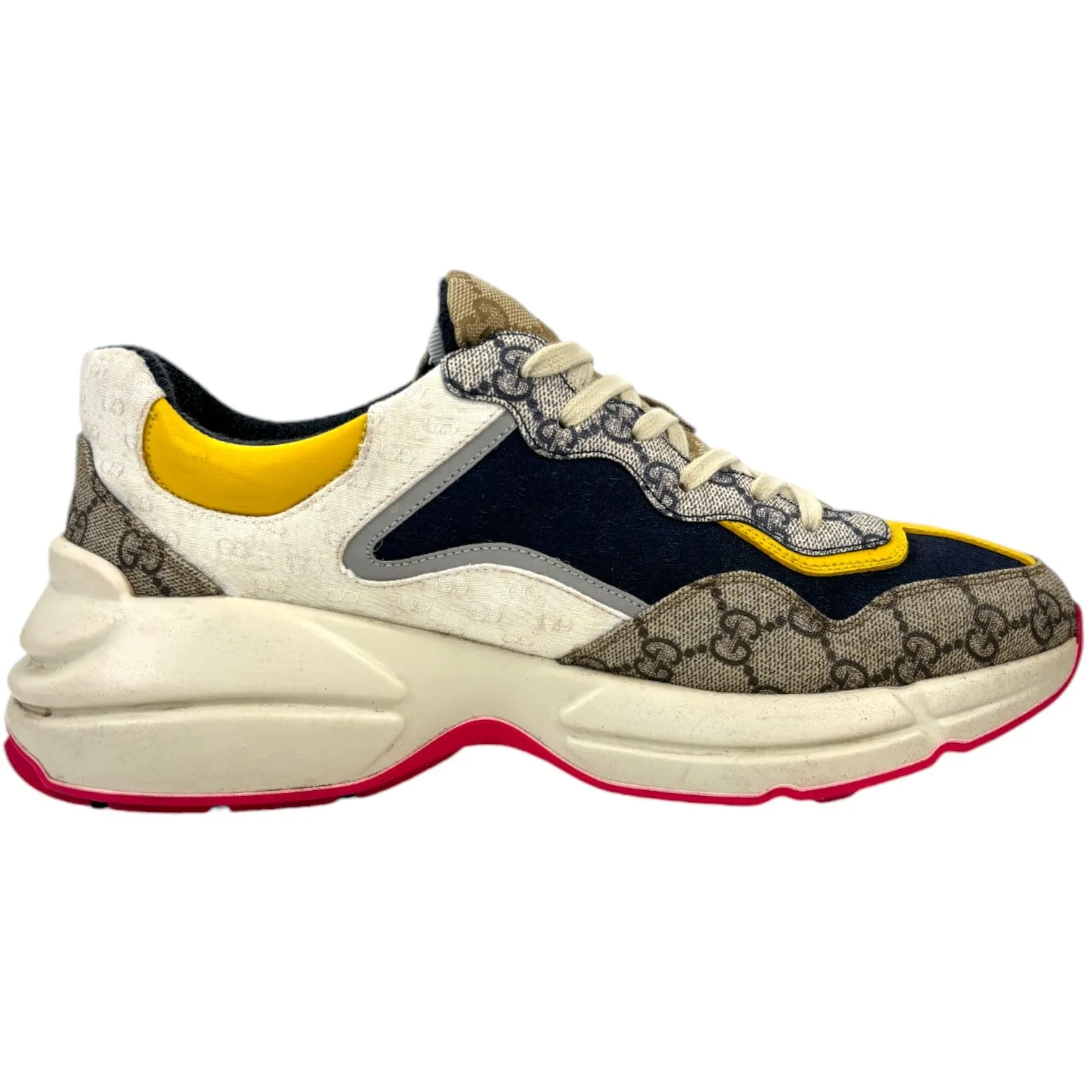 Men's Rhyton Gg Supreme Low Trainers Multi-Coloured Size EU 43 / UK 9