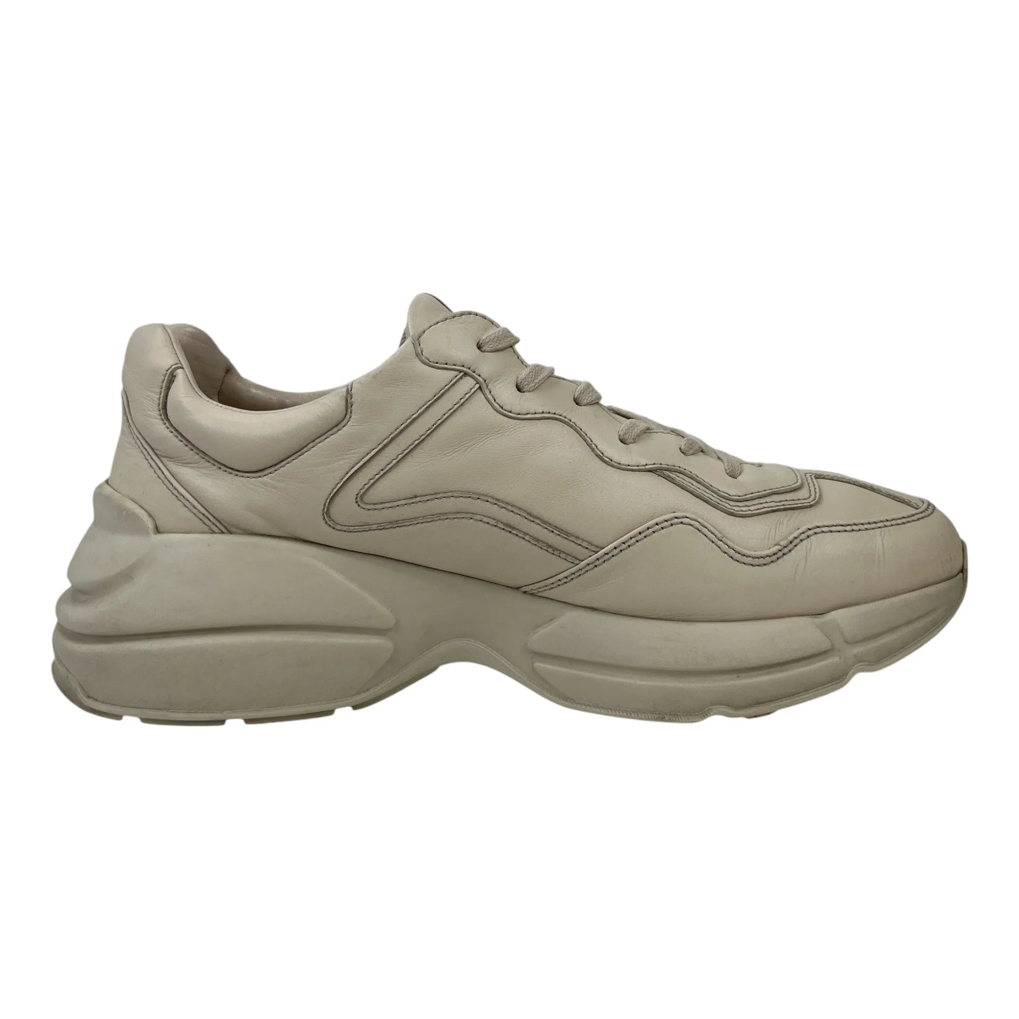 Men's Rhyton Low Trainers Cream Size EU 42 / UK 8