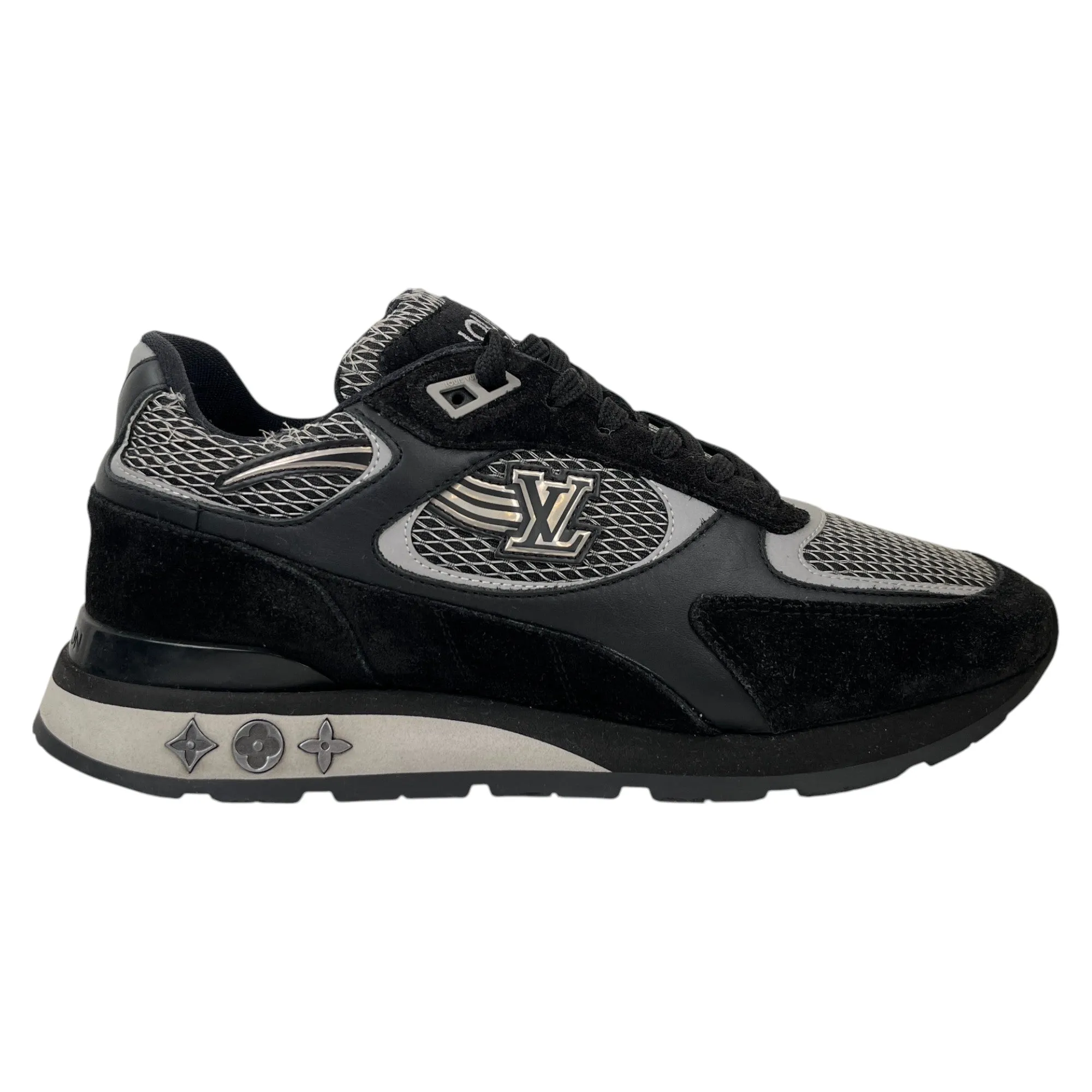 Men's Run Away Low Trainers Black Size EU 40.5 / UK 6.5