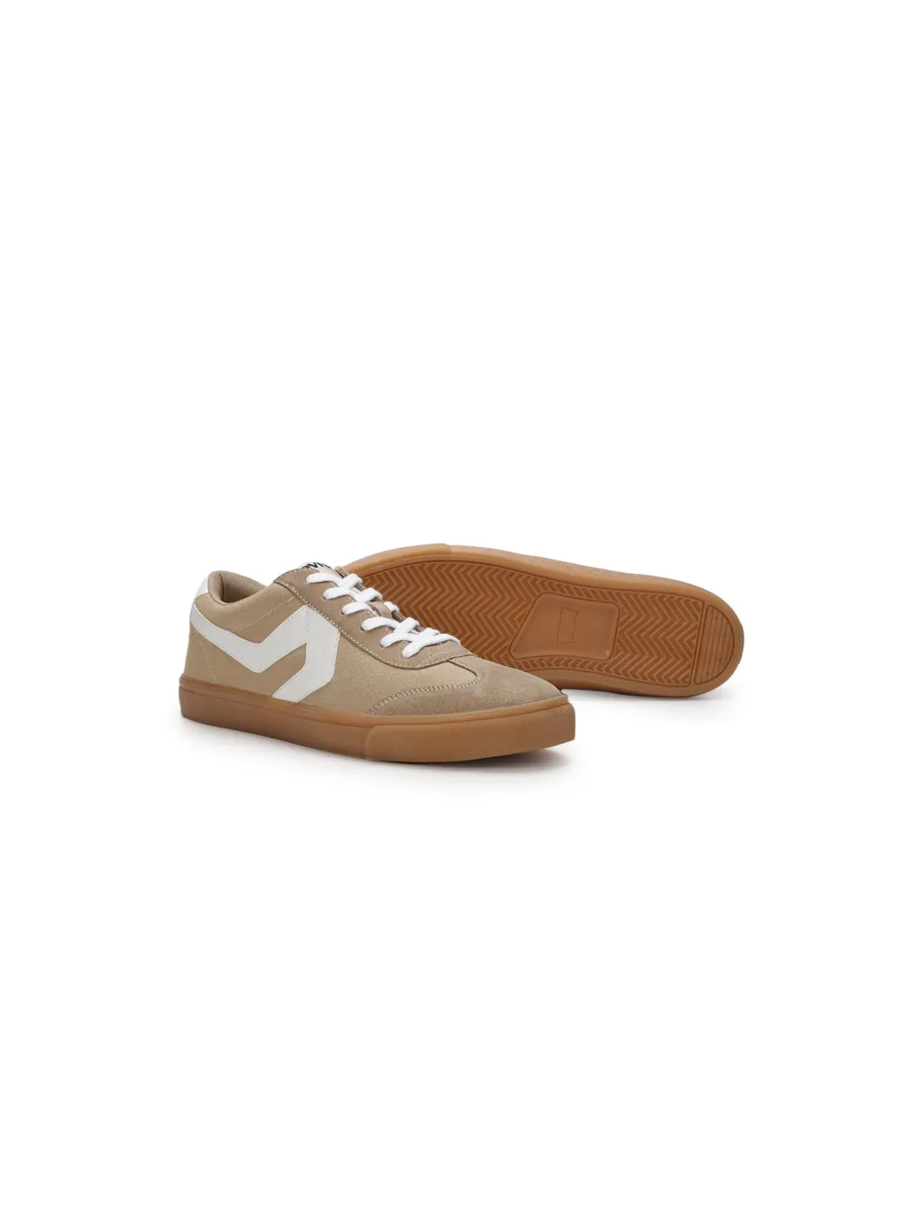 Men's Suede Beige Casual Shoes