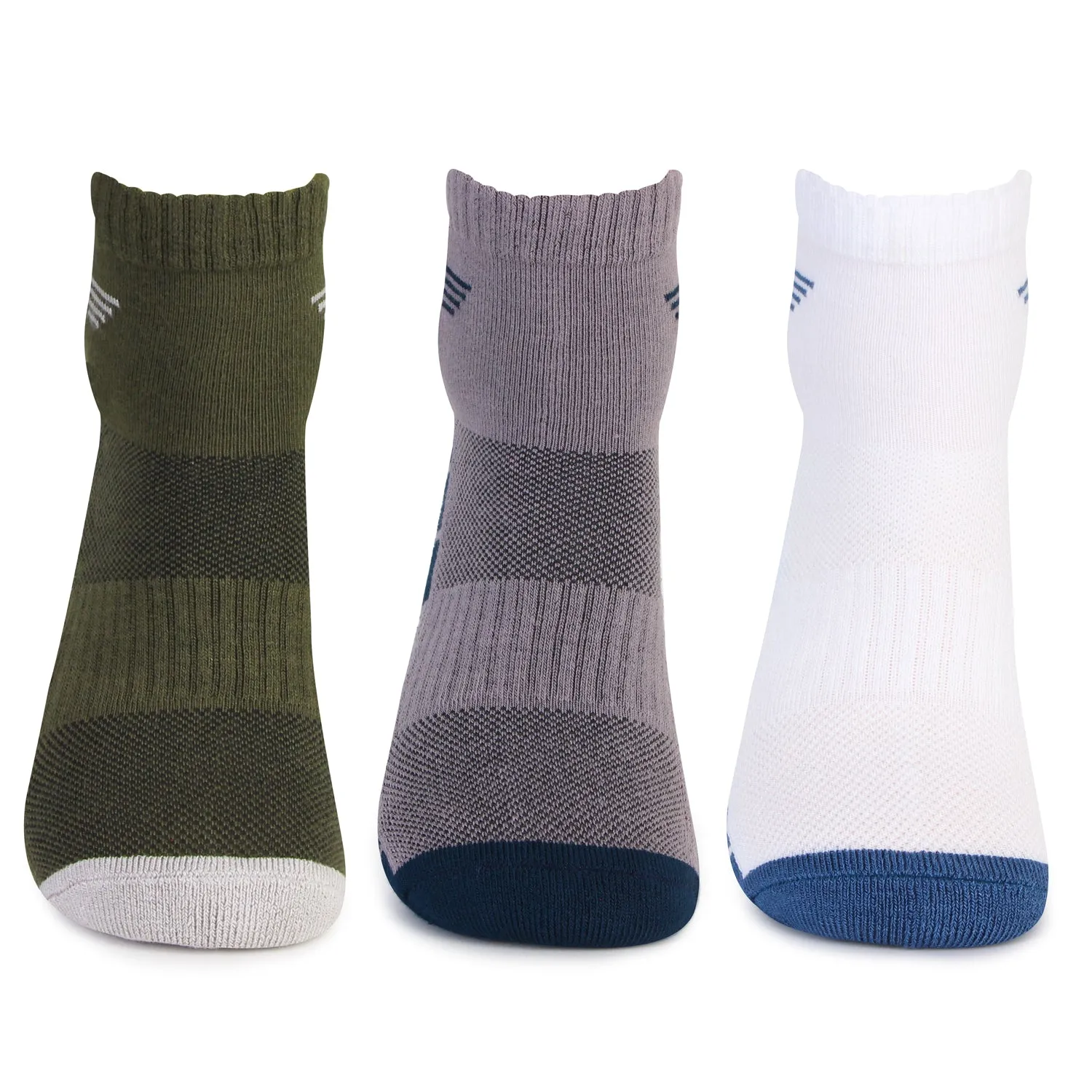 Men's Sustainable Bamboo Ankle Socks - Pack of 3