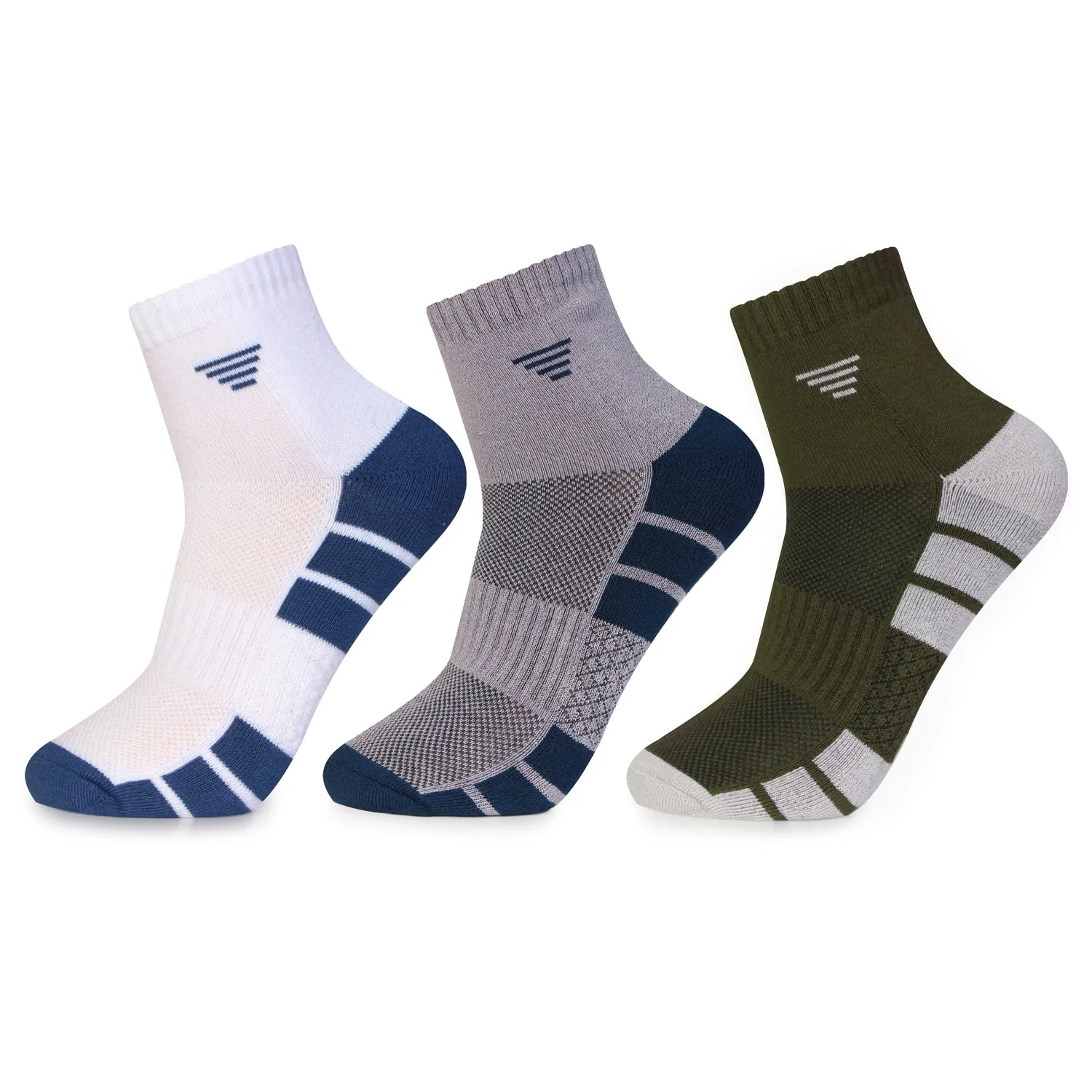 Men's Sustainable Bamboo Ankle Socks - Pack of 3