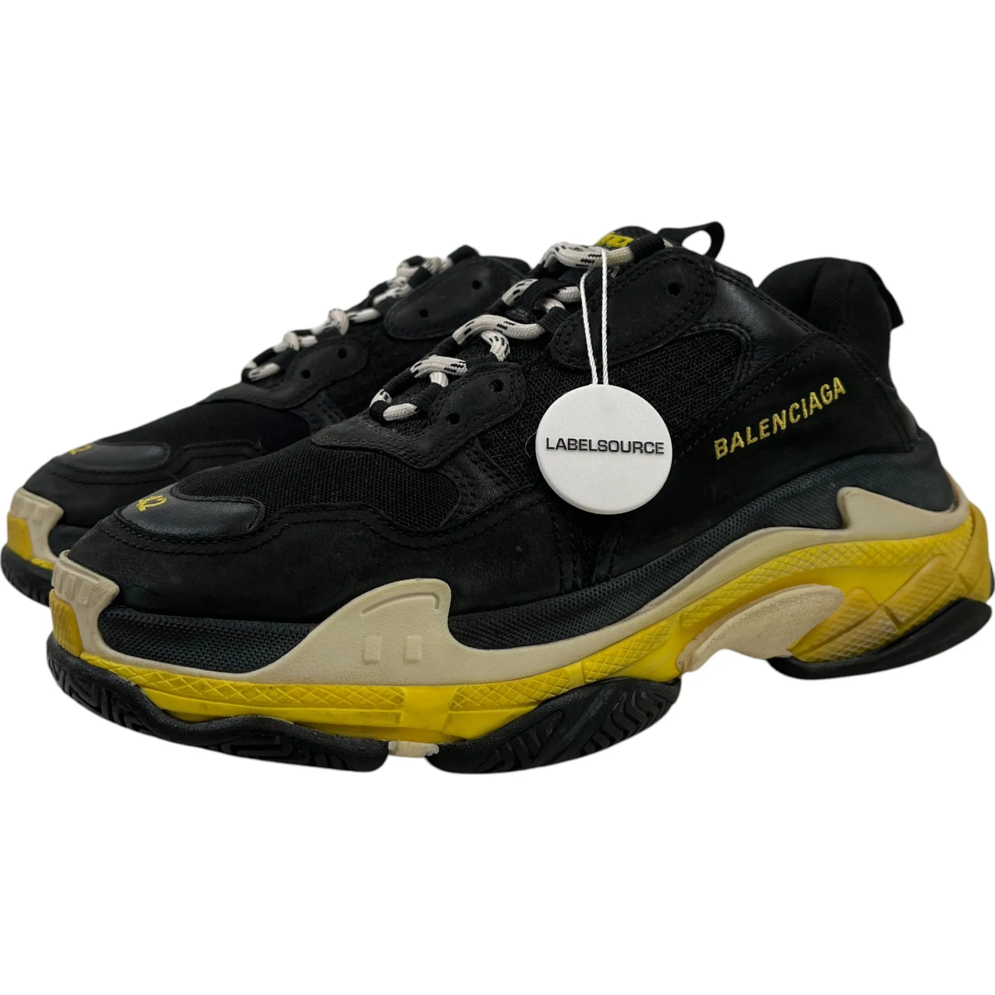 Men's Triple S Low Trainers Black Size EU 42 / UK 8