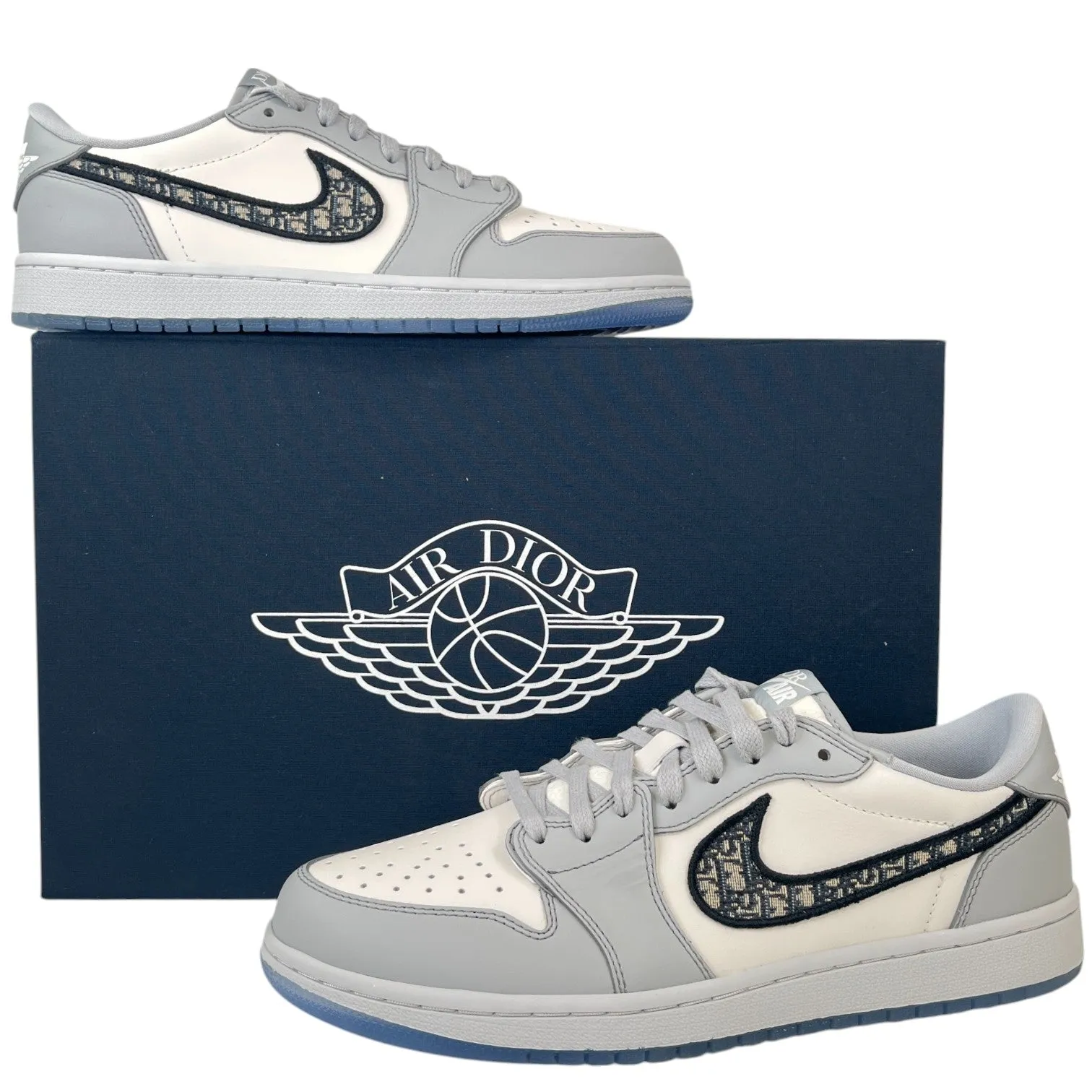 Men's X Air Jordan 1 Low Low Trainers White Size EU 43 / UK 9