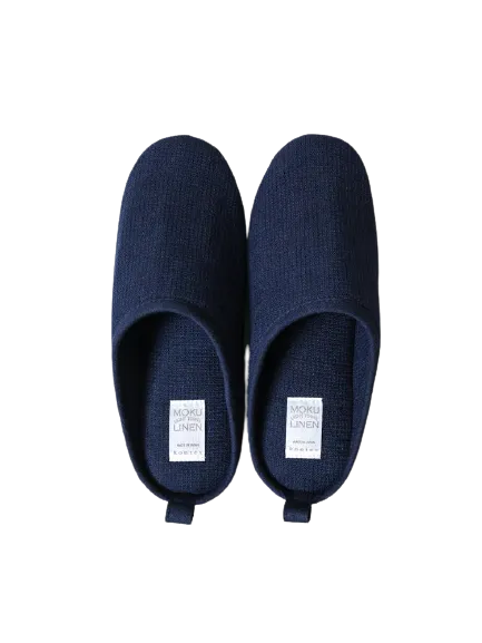 MOKU JAPANESE ROOM SHOES IN MIDNIGHT