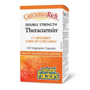 Natural Factors CurcuminRich Double Strength Theracurmin (120 VCaps)