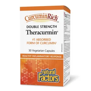 Natural Factors CurcuminRich Double Strength Theracurmin (30 VCaps)