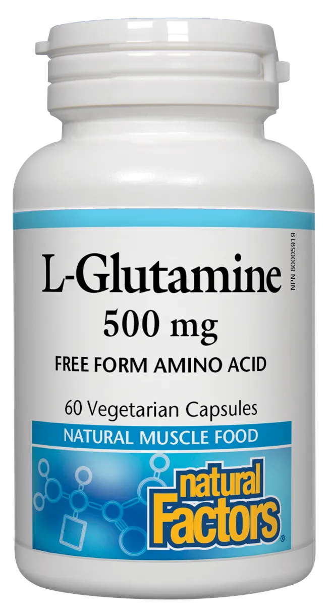 Natural Factors L-Glutamine (500mg) (60 VCaps)