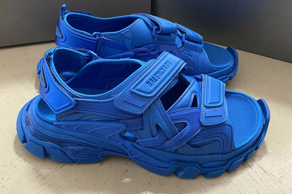 NIB Balenciaga Mens Track Sandal Shoes Screen Blue 10 US ( 43 Eu )