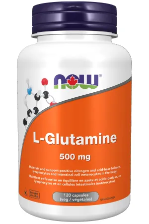 Now Foods L-Glutamine 500Mg Free Form 120Vcap