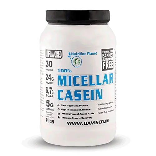 Nutrition Planet 100% Micellar Casein Unflavored 2lbs