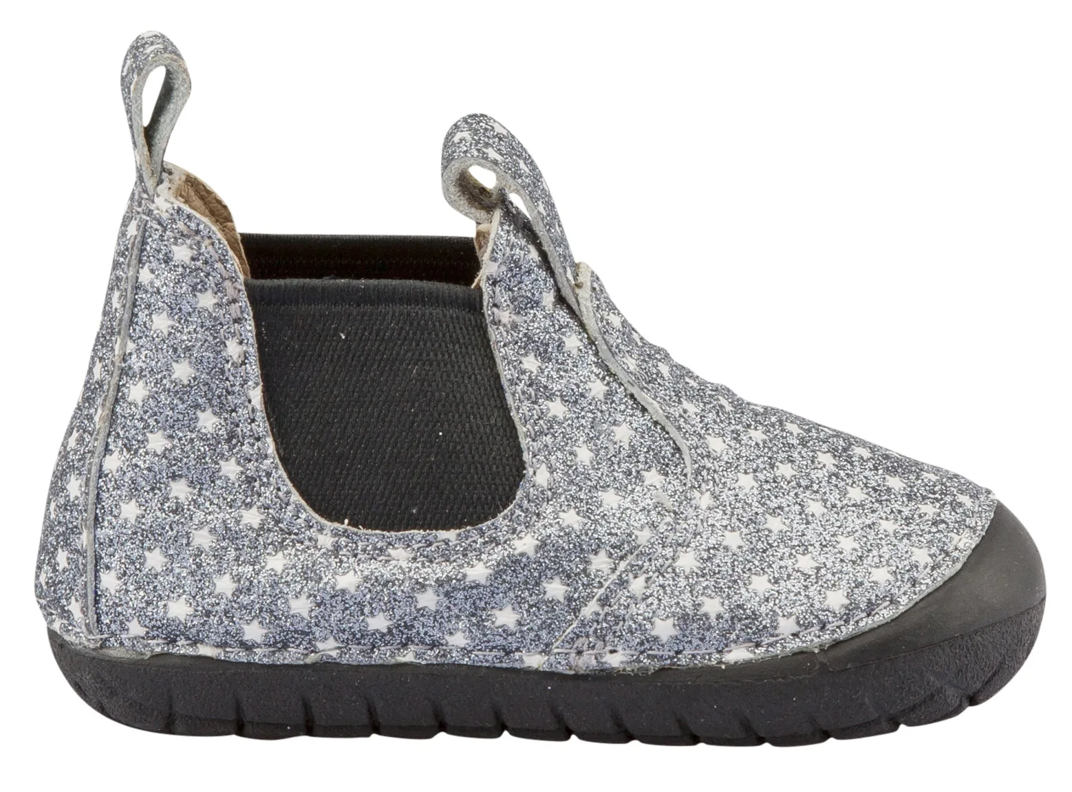 Old Soles Girl's and Boy's Twinkle Pave, Star Glam Gunmetal