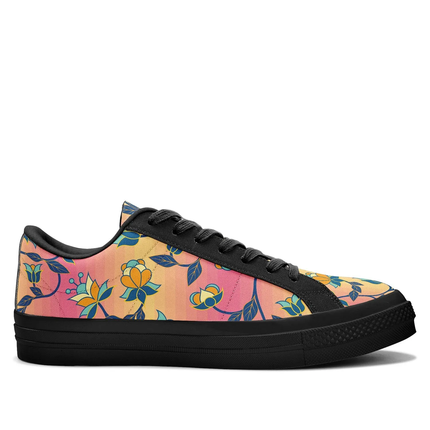 Orange Days Aapisi Low Top Canvas Shoes Black Sole