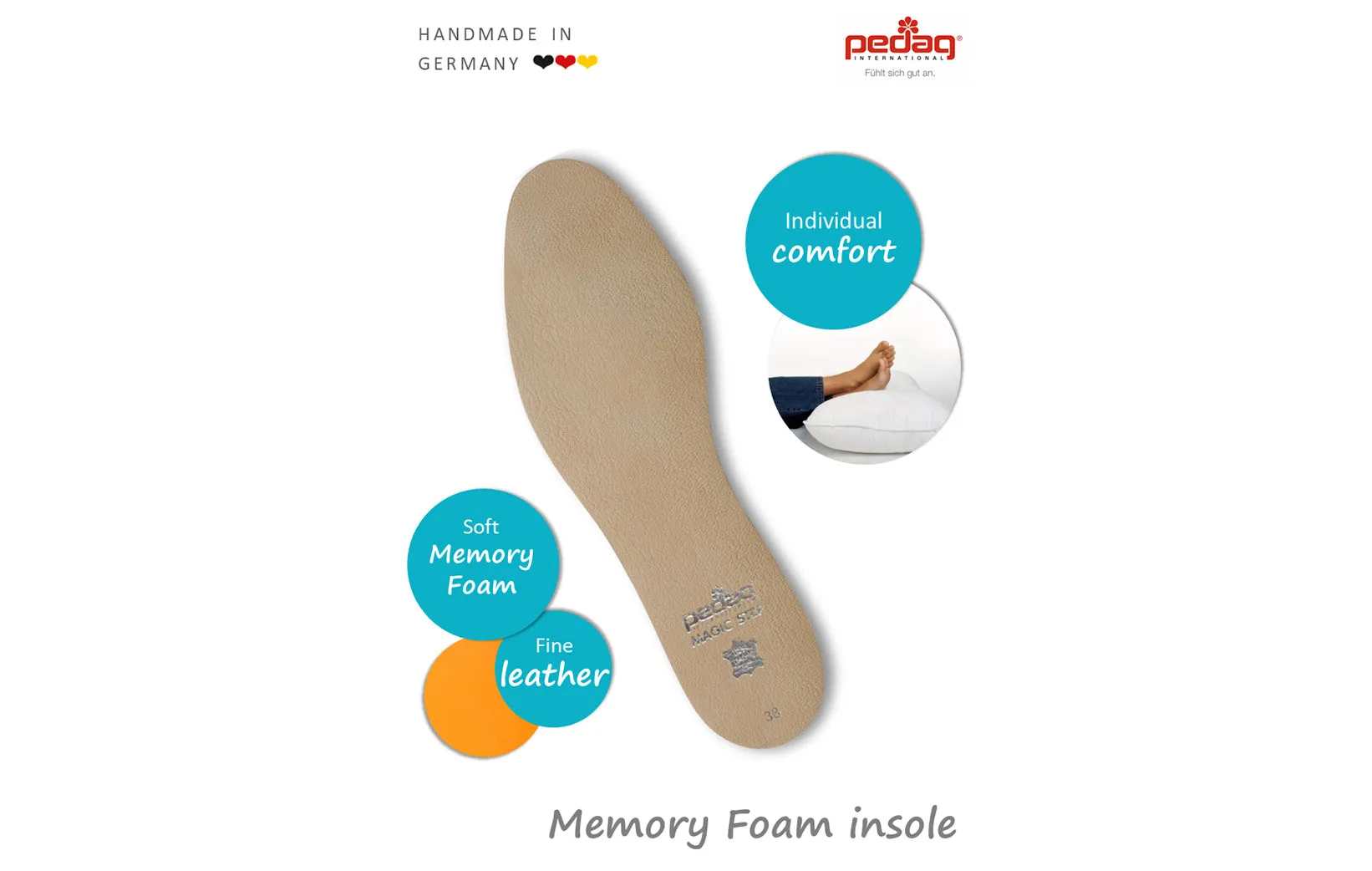 Pedag-Magic Step Leather Insole