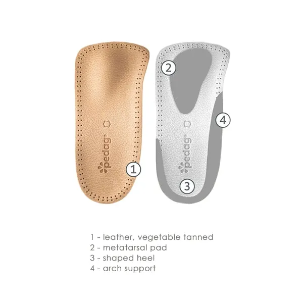 Pedag Relax 3/4 Leather Insoles