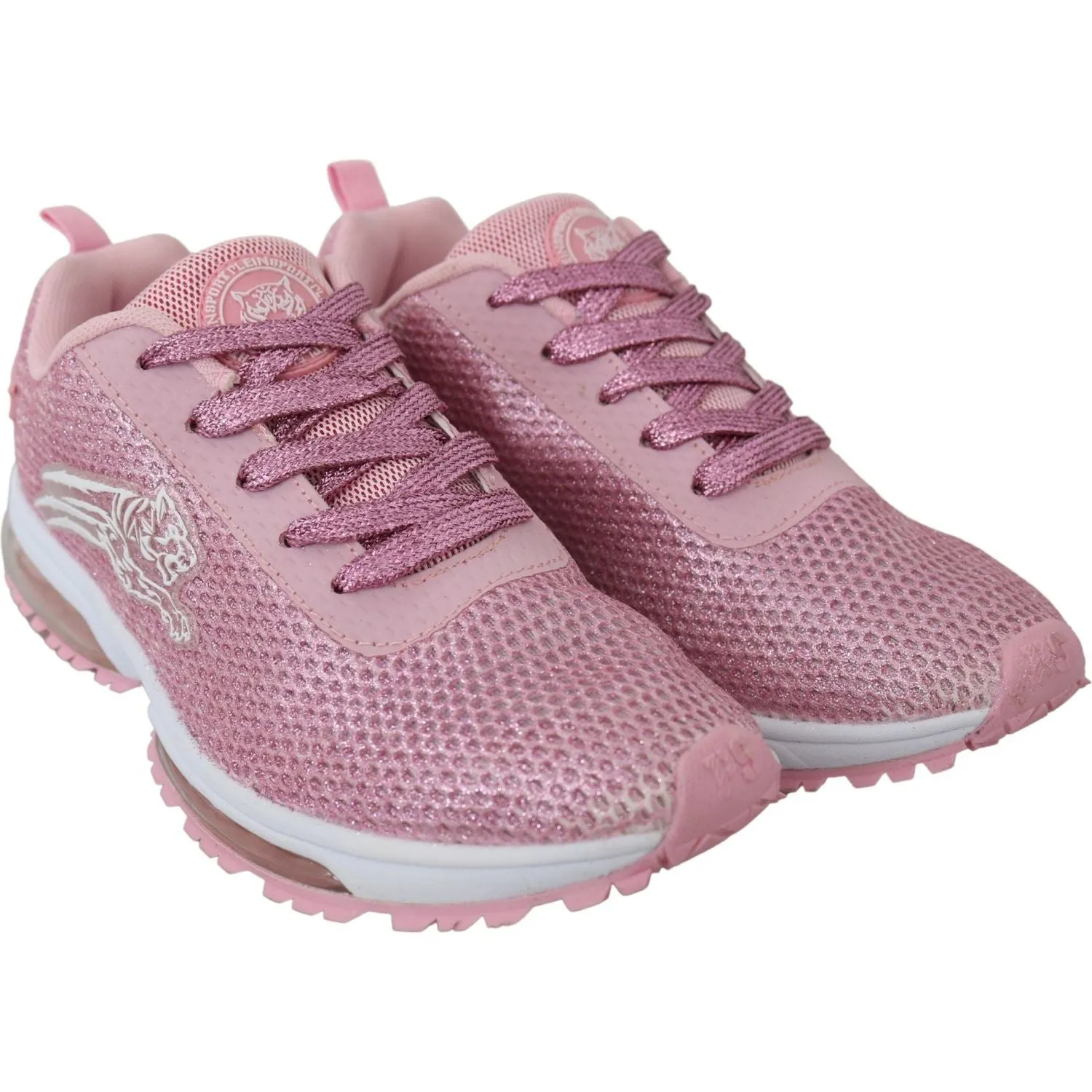 Plein Sport Chic Powder Pink High-Craft Sneakers