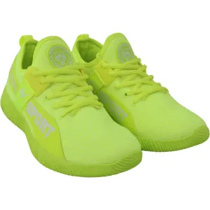 Plein Sport Electrify Your Step with Yellow Carter Sport Sneakers