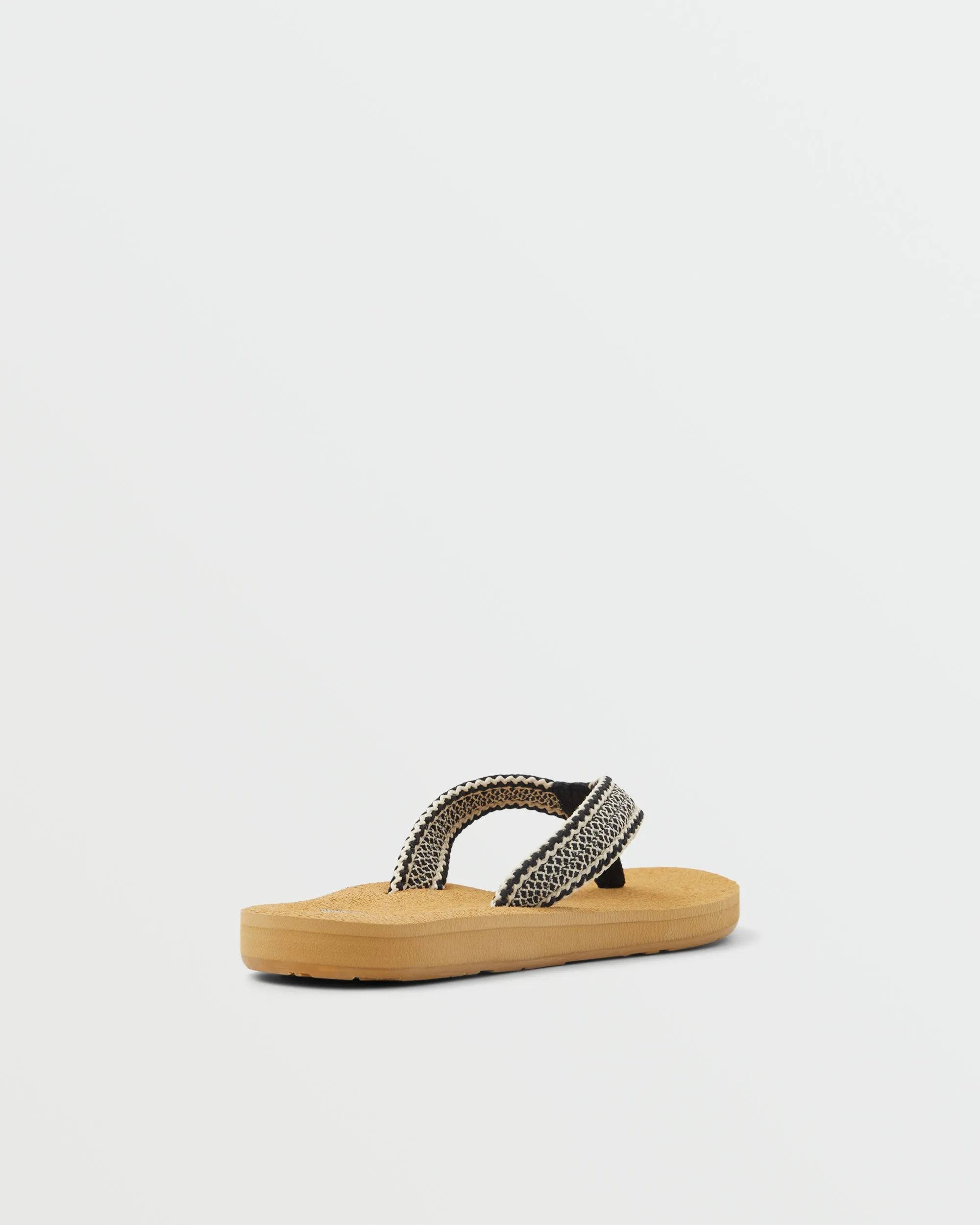 Porto IV Sandals - Black & White