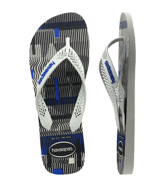 Power Light Flip Flops White