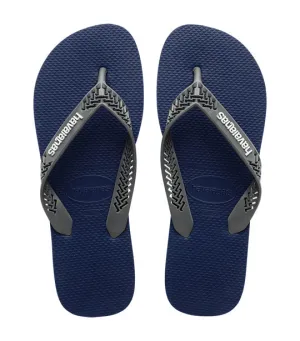 Power Light Solid Flip Flops Navy Blue