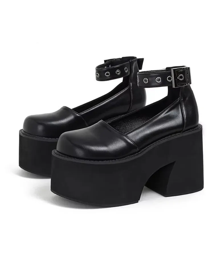 Pre Order: Chunky Platform Mary Jane Heels