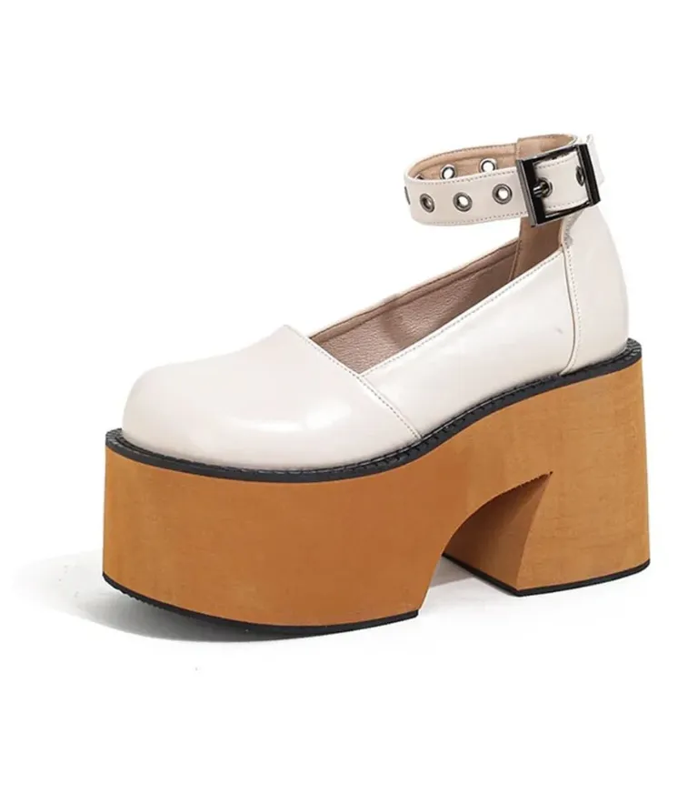 Pre Order: Chunky Platform Mary Jane Heels