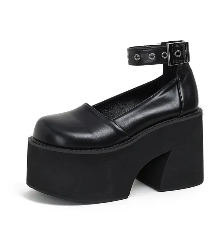 Pre Order: Chunky Platform Mary Jane Heels