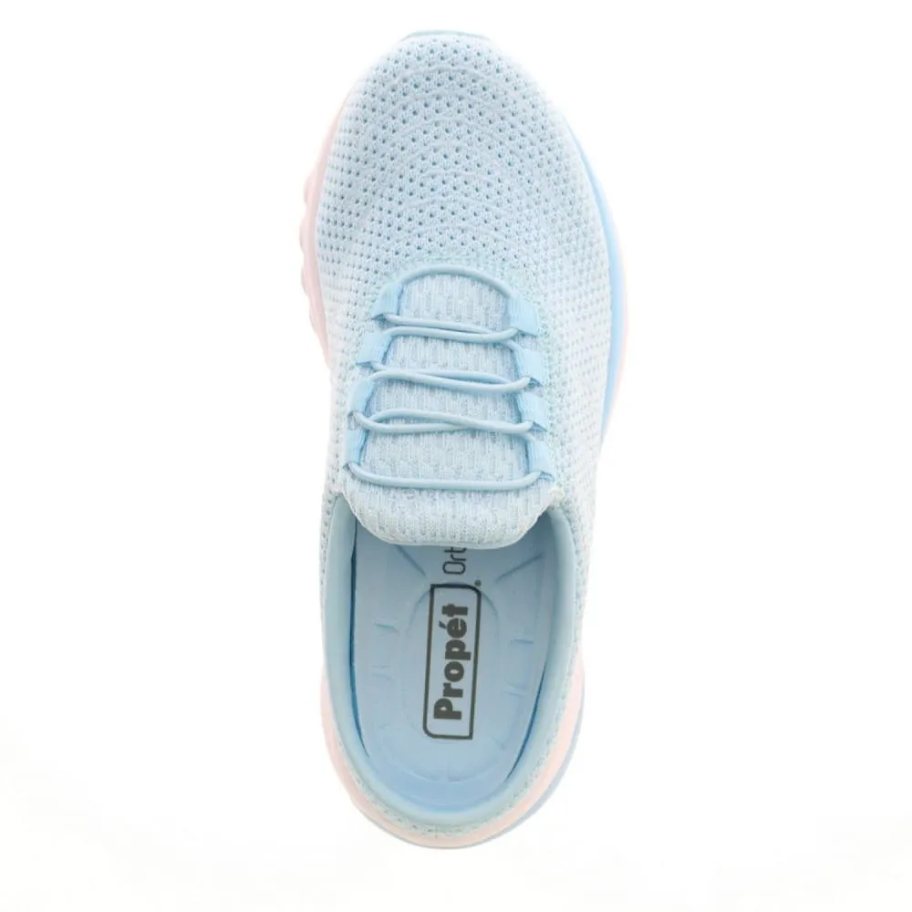 Propet Women's Tour Knit Slide Shoes Baby Blue