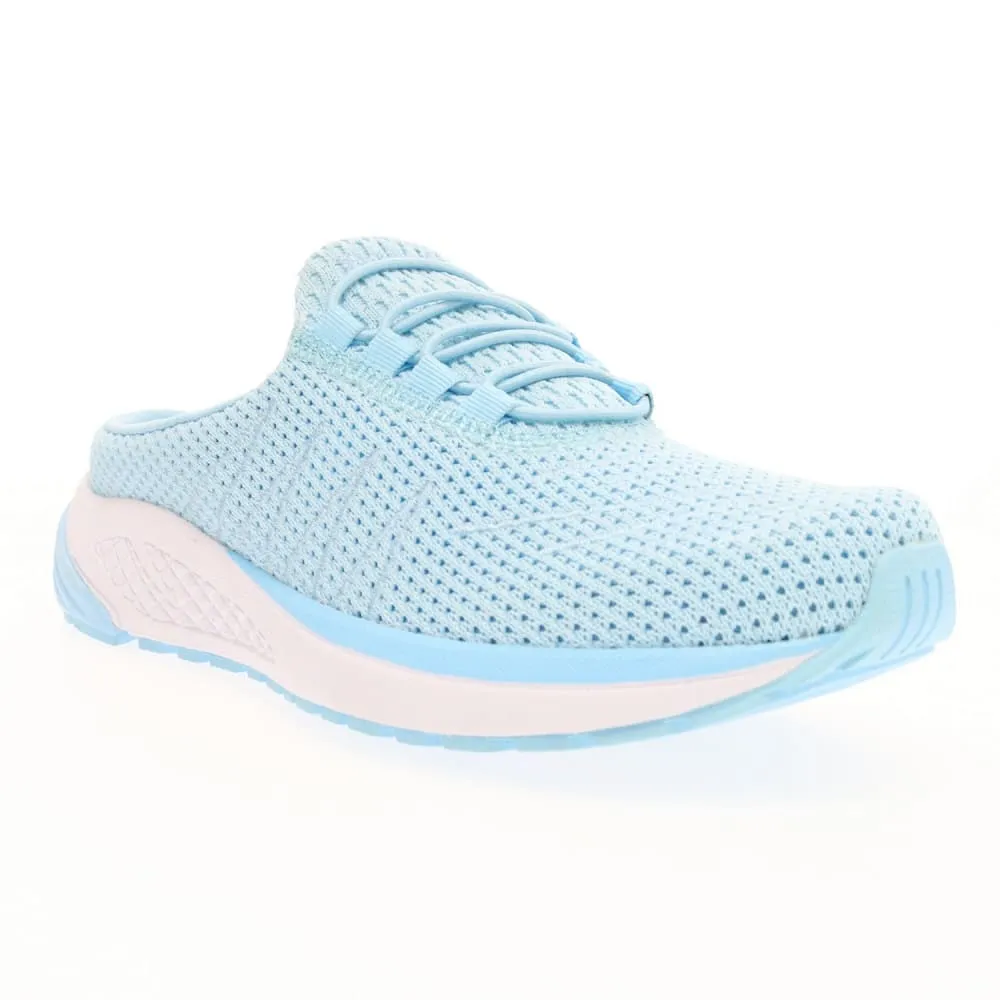 Propet Women's Tour Knit Slide Shoes Baby Blue