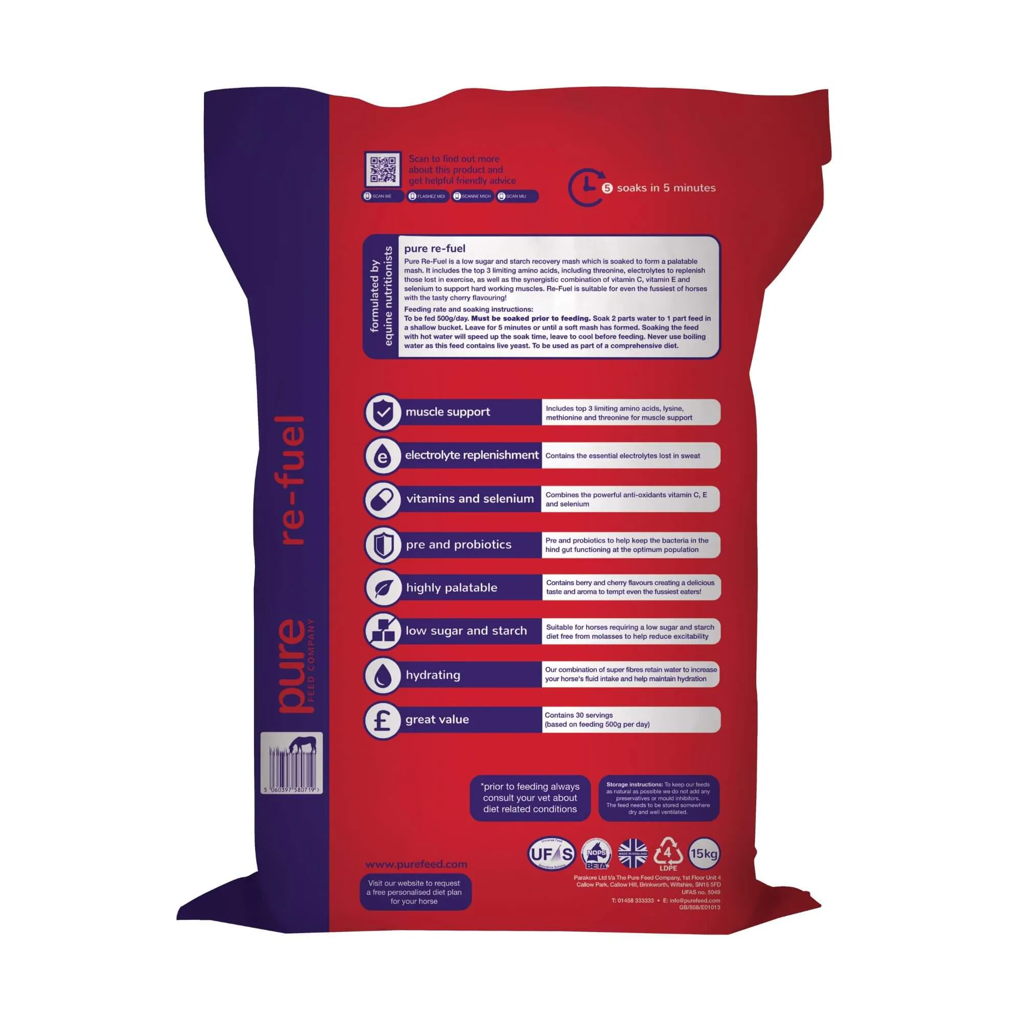 Pure Feed ReFuel Pellets 15kg