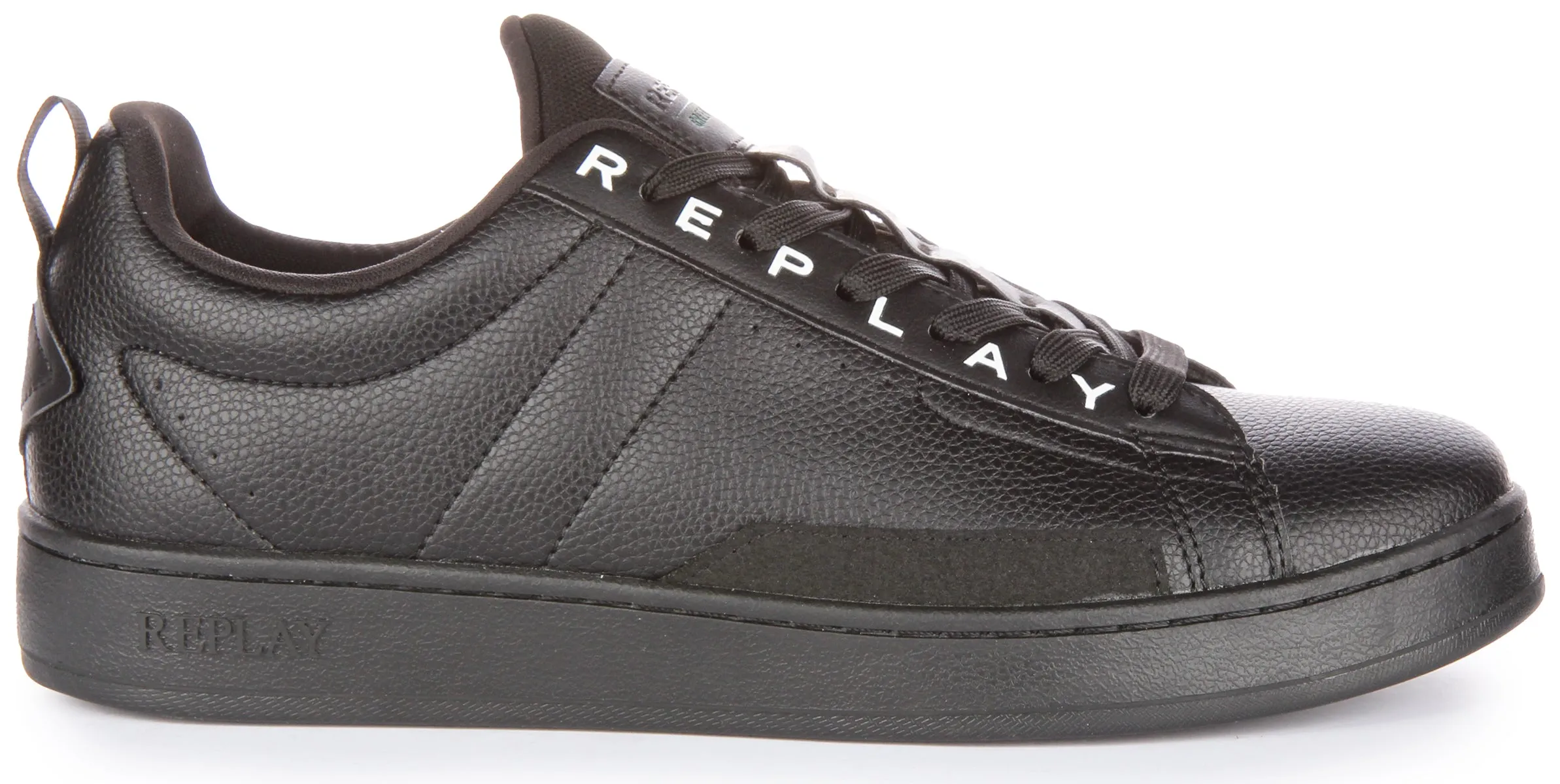 Replay Smash Base Greenn In Black For Men