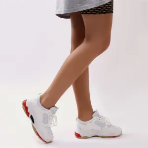 Revival Chunky Trainers in White