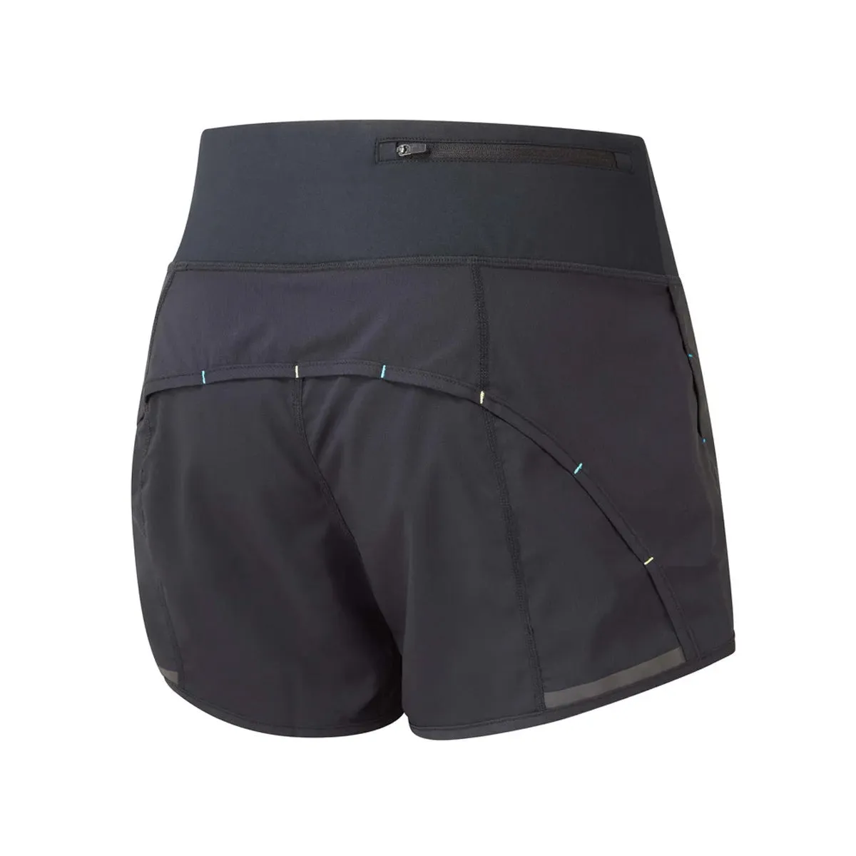 Ronhill Tech 4.5" Short Womens | Black/aquamint