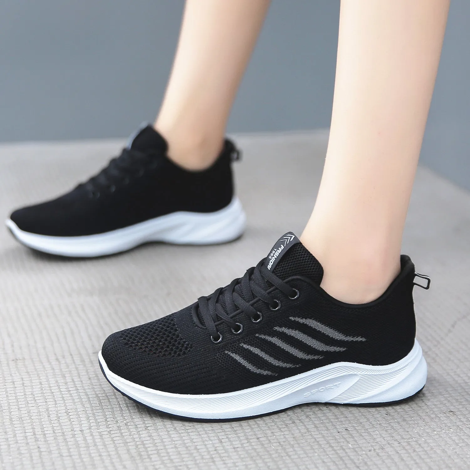 SH283 - Casual Black Fashion Shoes