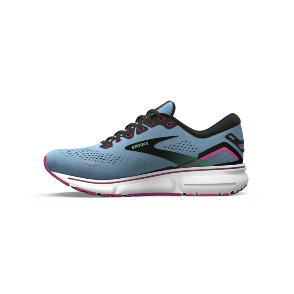 Shoes Brooks Ghost 15 Blue Black Pink  Woman