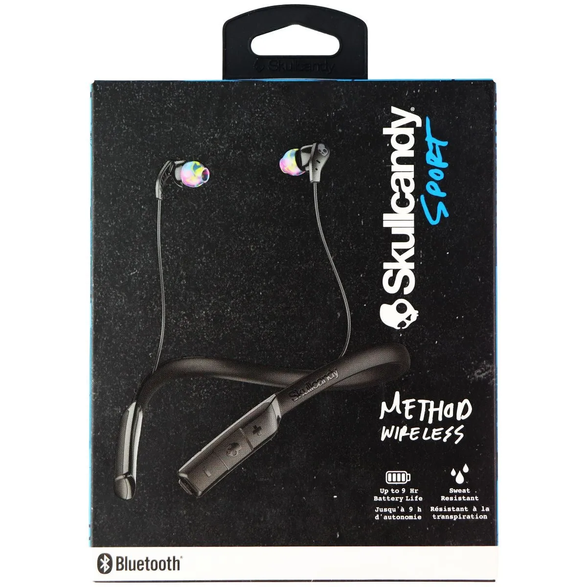 Skullcandy Method Bluetooth Wireless Sweat-Resistant Sport Earbuds - Black