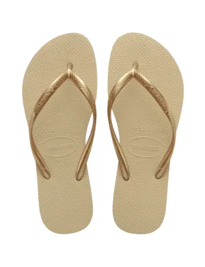 Slim Sandal, Sand Grey/Light Golden