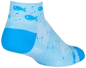 SockGuy Women's Channel Air Fishy Classic 2" Low Cycling Bike Sock