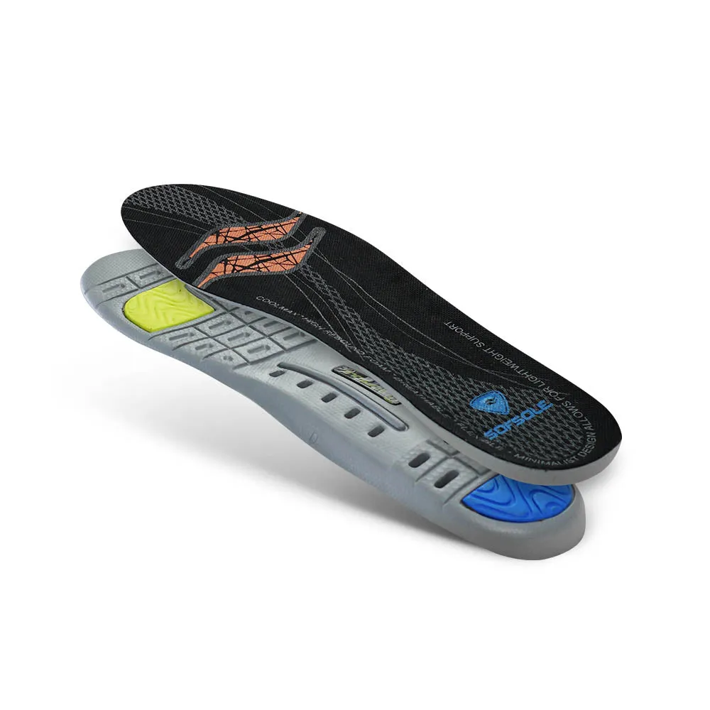 Sof Sole Thin Fit Insoles Shoe Insert Men and Women