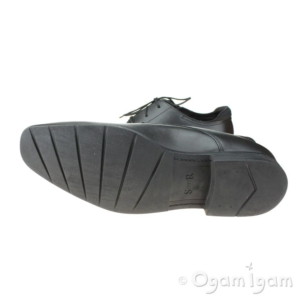 Start-rite Academy Boys Black School Shoe