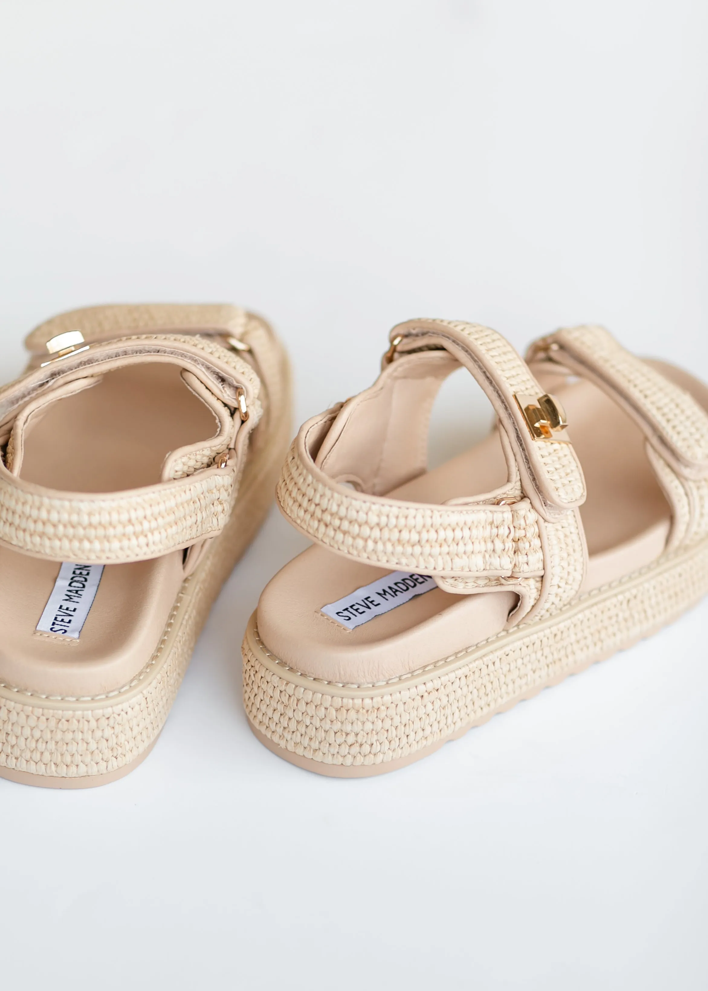 Steve Madden® Mona Platform Raffia Sandals - FINAL SALE