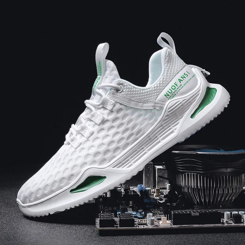 Summer breathable sneakers casual running shoes mesh shoes trend men's shoes 2021 new men's shoes