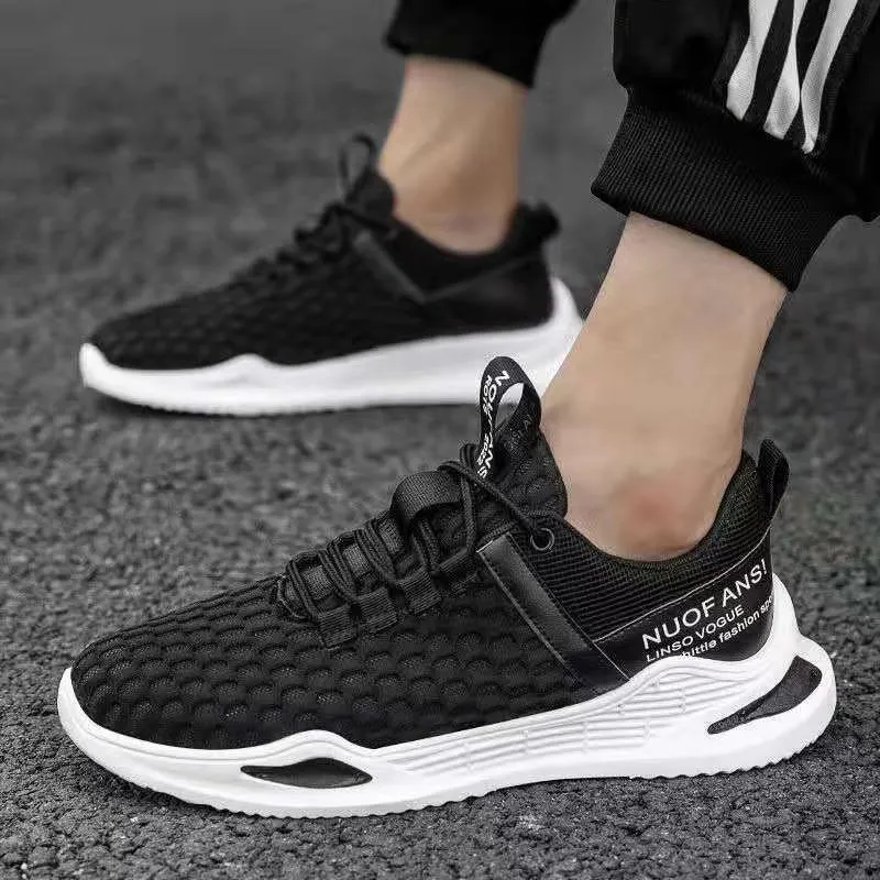 Summer breathable sneakers casual running shoes mesh shoes trend men's shoes 2021 new men's shoes