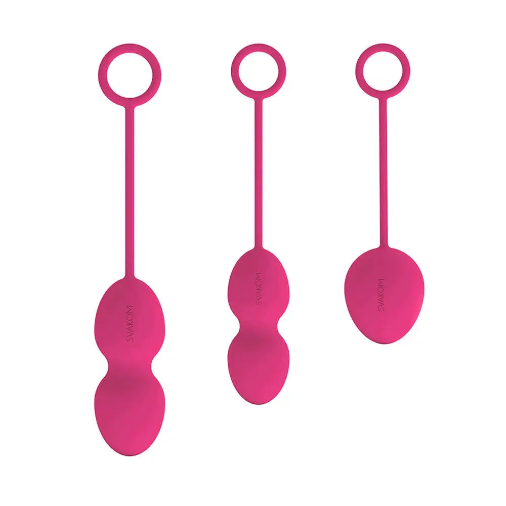 Svakom Silicone Pink Kegel Exercise Balls for Her