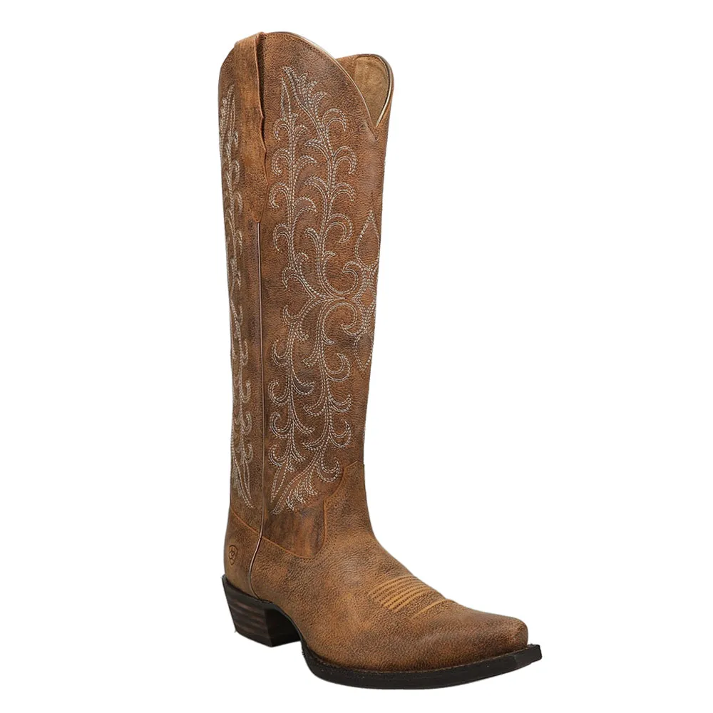 Tallahassee Stretchfit Embroidery Snip Toe Cowboy Boots