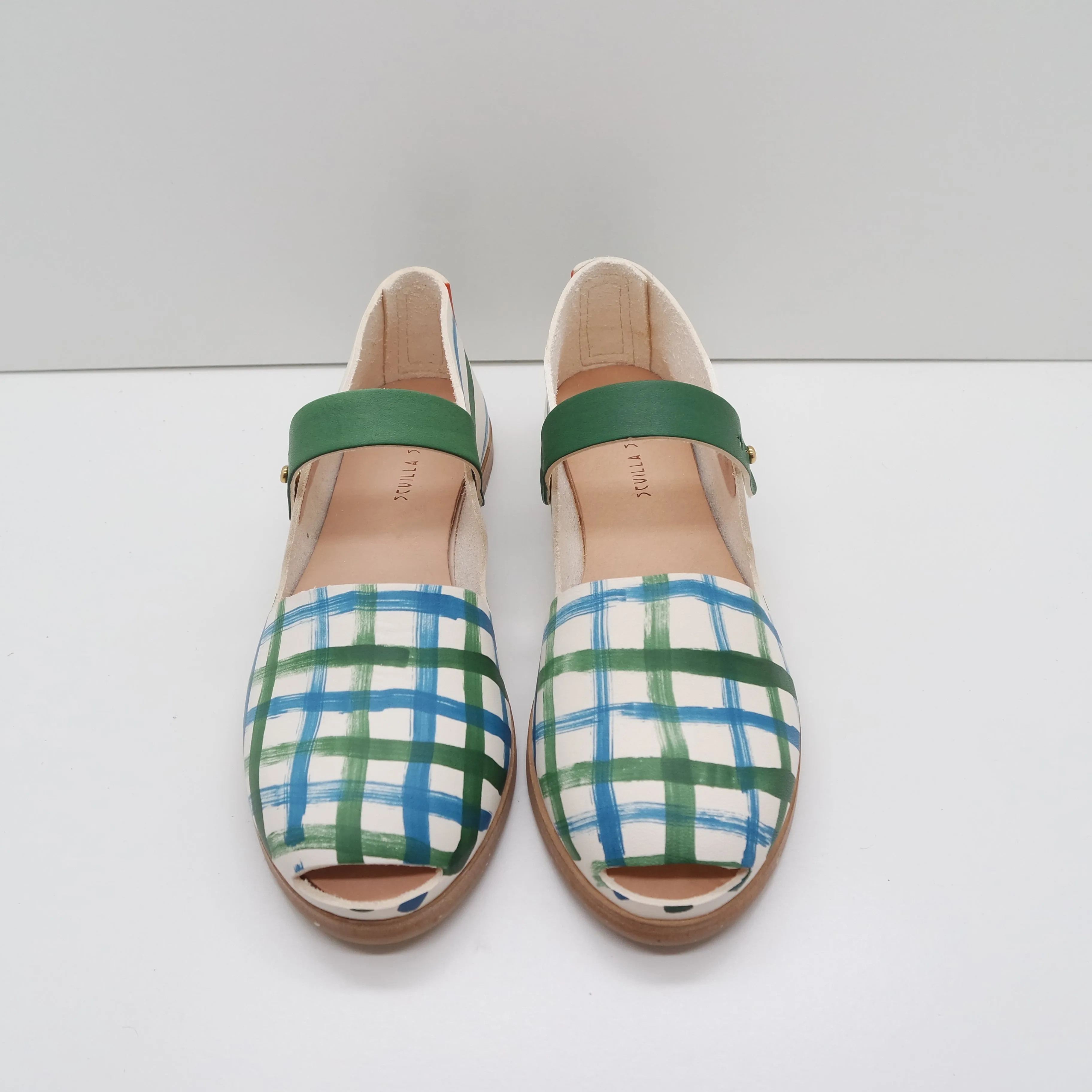 THE CATU. DOUBLE GINGHAM. BUKO AND AZURE W BUKO STRAPS