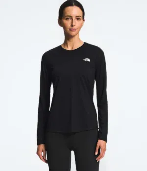 The North Face Women's Elevation Long Sleeve in TNF Black