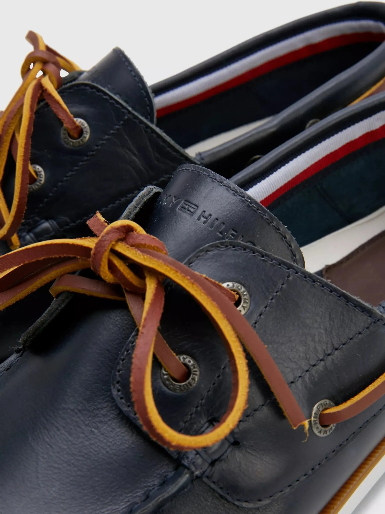 Tommy Hilfiger TH Leather Boat Shoe