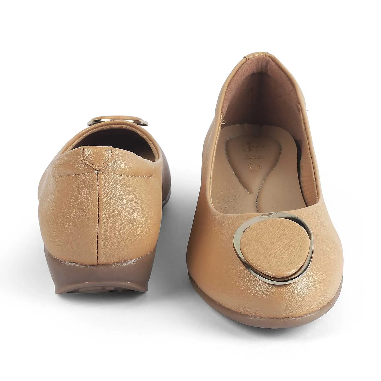 Tresmode Jelo Camel Women's Casual Ballerinas